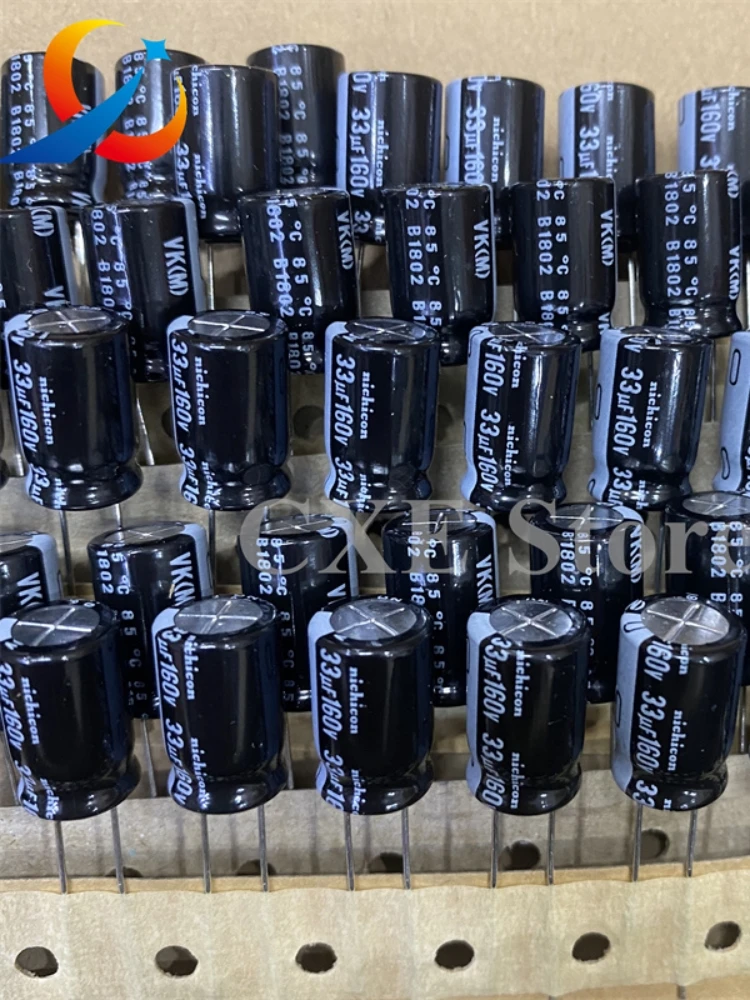 20PCS VK 160V33UF Volumen 10X15MM Nichicon Elektrolytkondensatoren UVK2C330MPD1TD 33UF 160V NEU – Detail 1