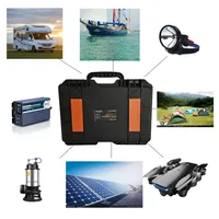 Batterie Lifepo4 12V100Ah 120Ah, batteries rechargeables 4S1P avec BMS, pour l'extérieur, pour camping-car, bateau, pêche, recharge solaire 5