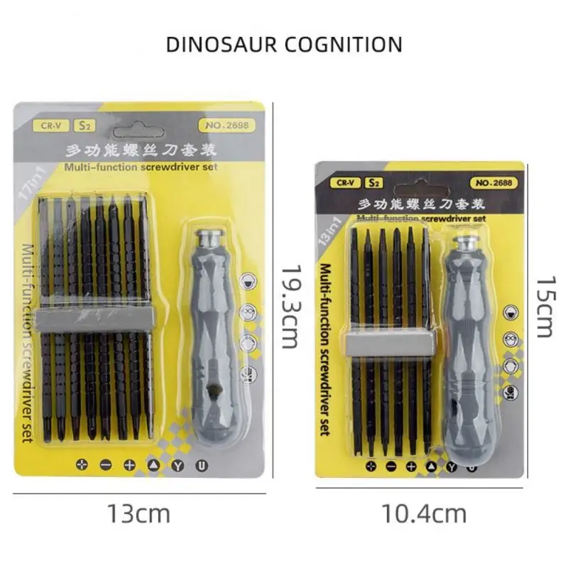 

Triangle Screwdriver 17 In 1 Special Shaped Magnetic Screw CRV Torx Key Set Telescopic Alloy Steel For Repair Household