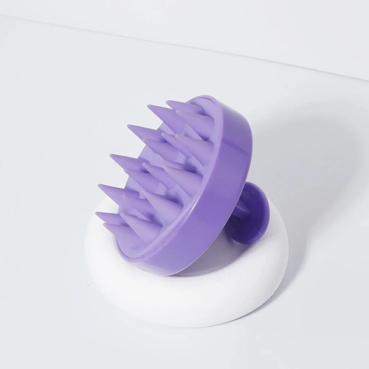 1 pcs silicone soft shampoo brush scalp massage comb thoroughly clean scalp body massage brush hair salon hair brush 5