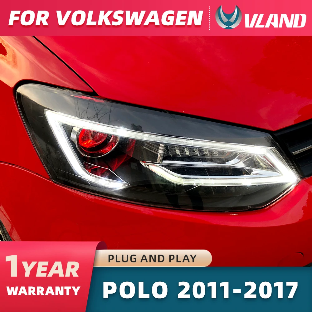 ロビン　VW 6Rポロ VLAND useka ヘッドライト VW 6Rポロ VLAND useka ヘッドライト 2個 - メルカリ