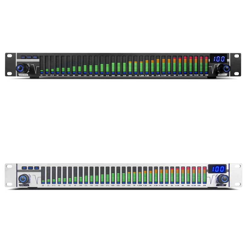BTFSD Professional equalizer dual channel 31 segment with pressure limit home bar stage performance HIFI digital equalizer