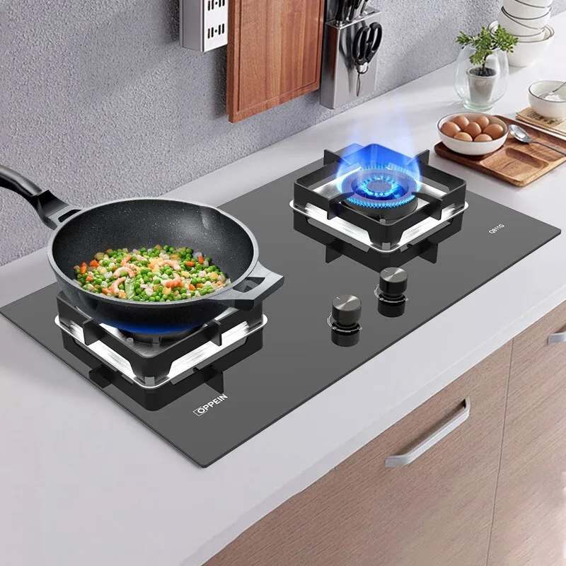 Gas Stove 2 Burner 5.0kw Firepower Energysaving Bulitin Hobs Gas