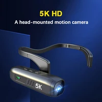 Andoer 5K Action Camera Head Mounted Camera Wearable Video Camera Camcorder Webcam 30MP IPX5 Waterproof for Vlog Video Recording 2