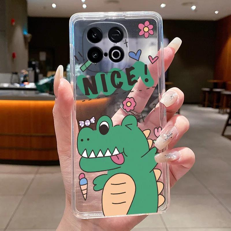 Clear Fashion Butterfly Flower Soft TPU Silicone Phone Cover