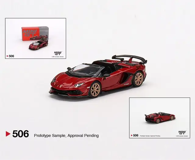 TSM MINI GT 1/64 343 329 506 391 425 449 Aventador SVJ New