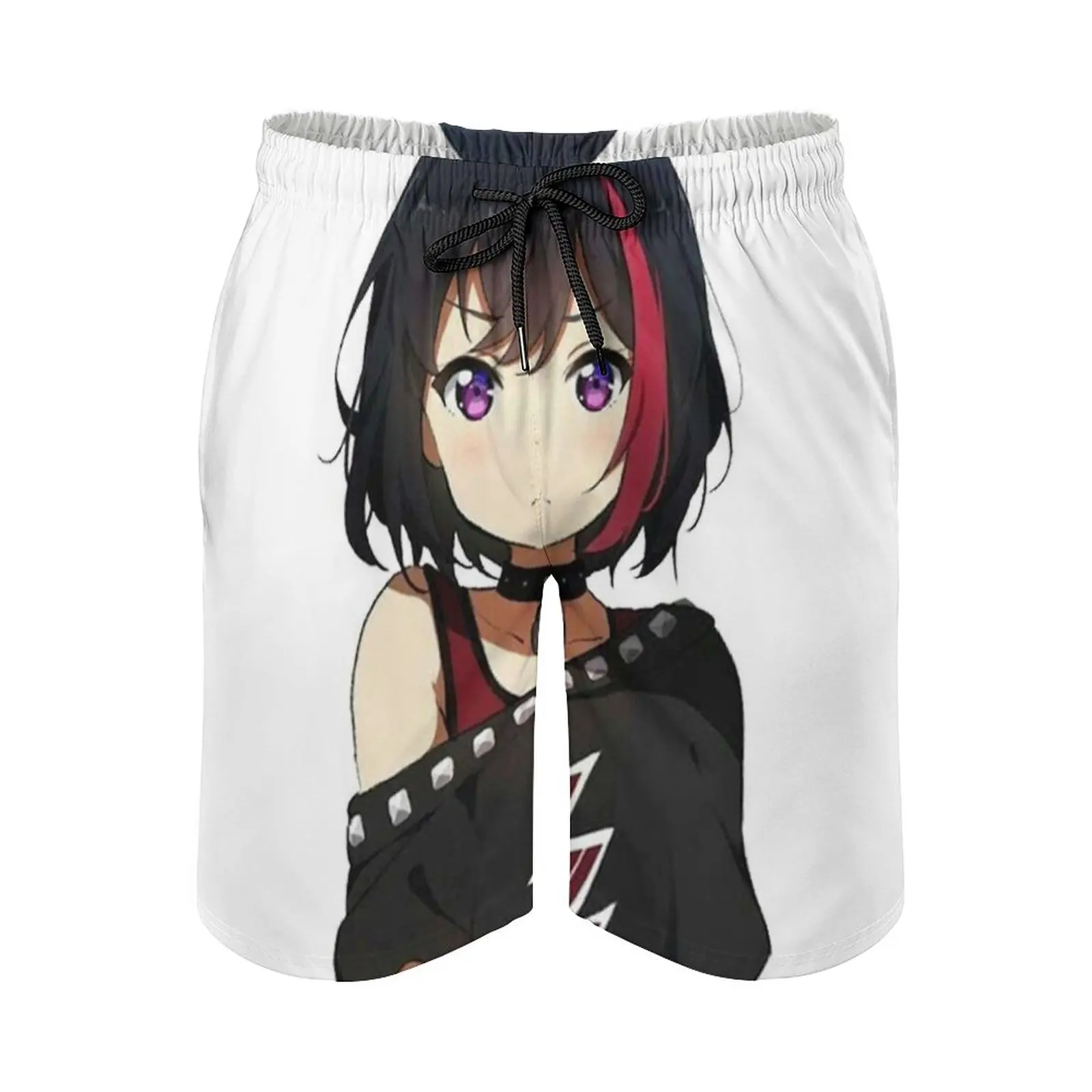 

Hentai Haven-Chan Surfing Beach Shorts Men'S Boardshorts Patchwork Surf Swim Short Pants Hentai Haven Chan Anime Ecchi Cute