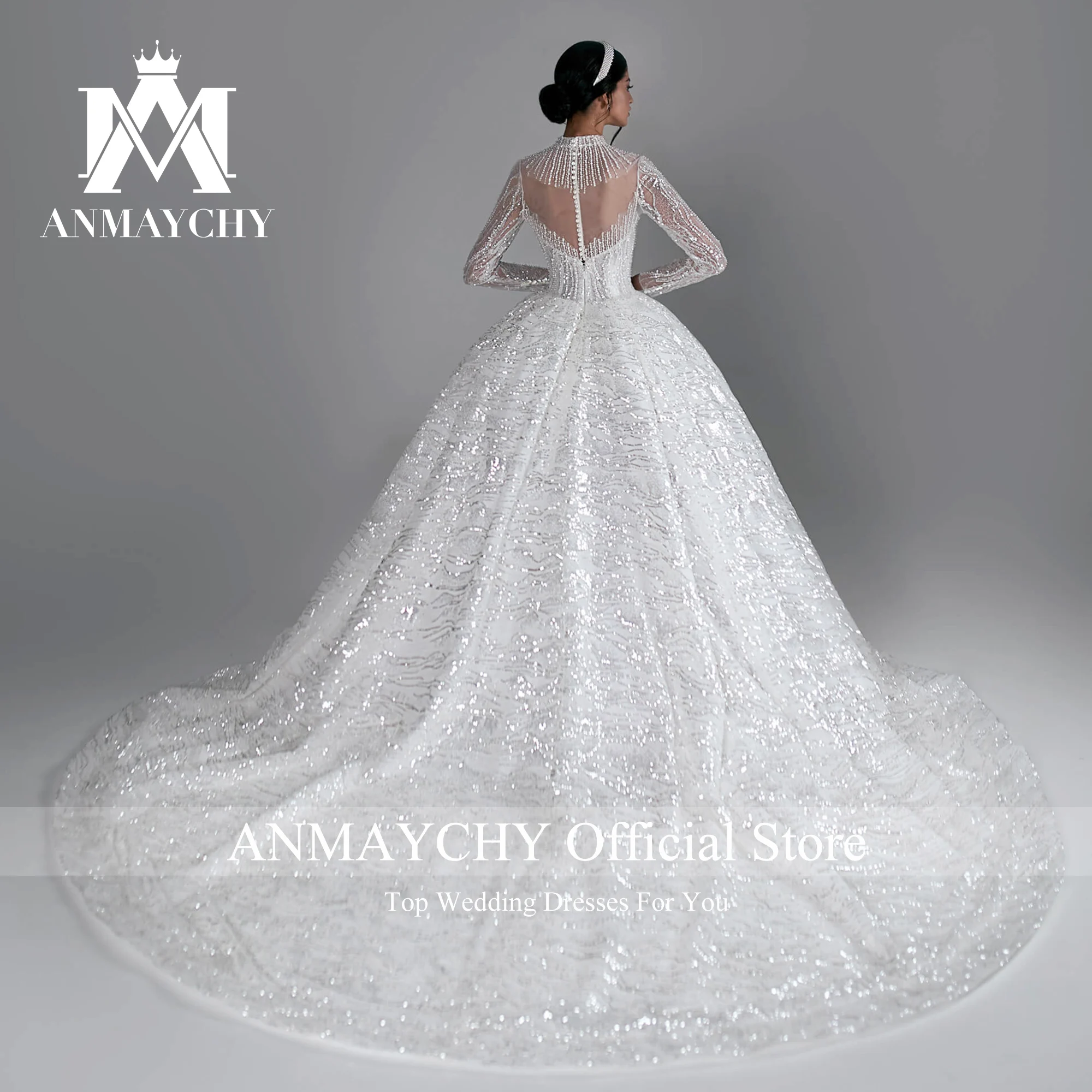 Рисунок 2 - Женское свадебное платье с блестками ANMAYCHY
