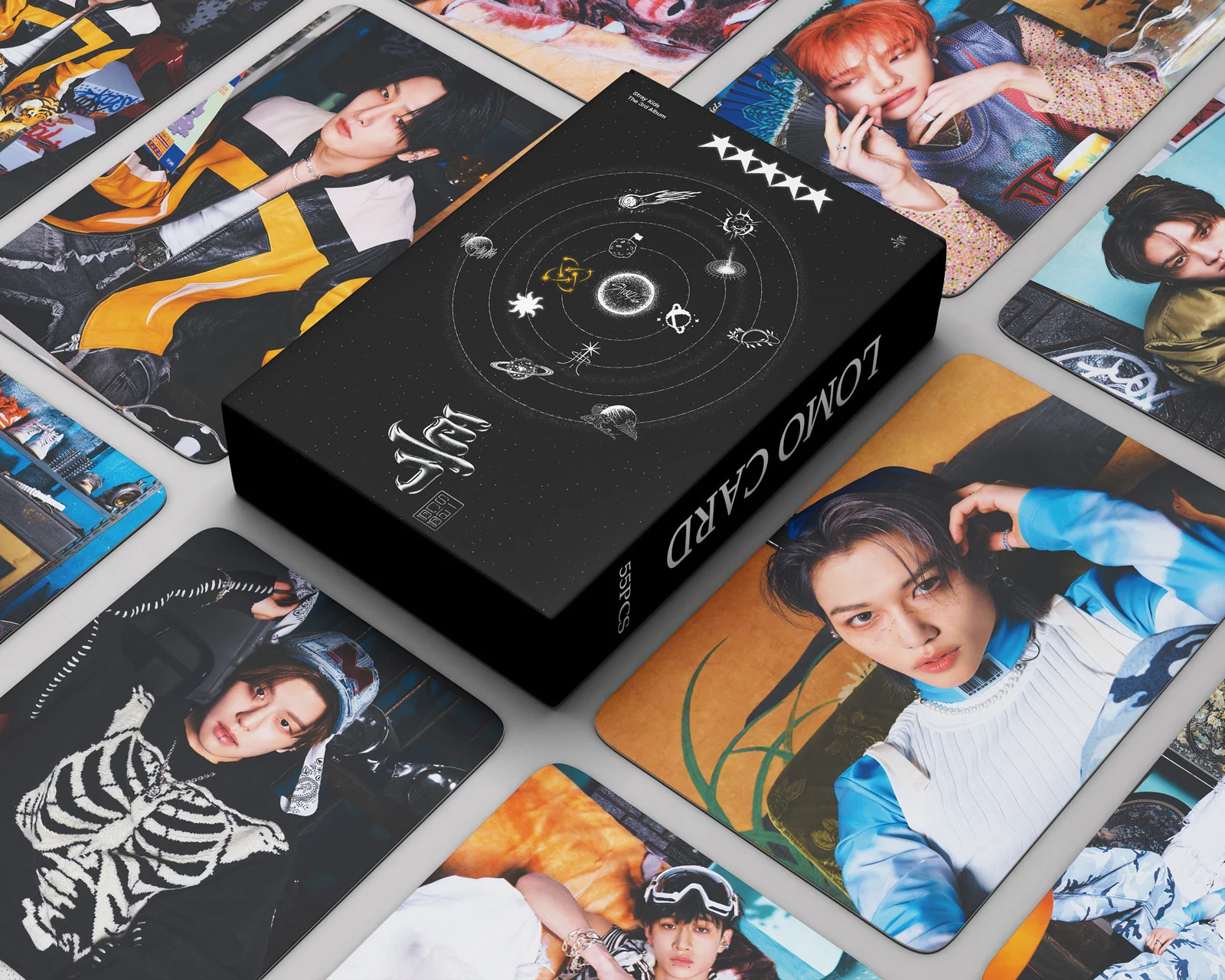 

55pcs/set Stray Kids cards 5-STAR mini cards Felix Photocards Lomo Card gifts for women postcard HD photos Collection KPOP