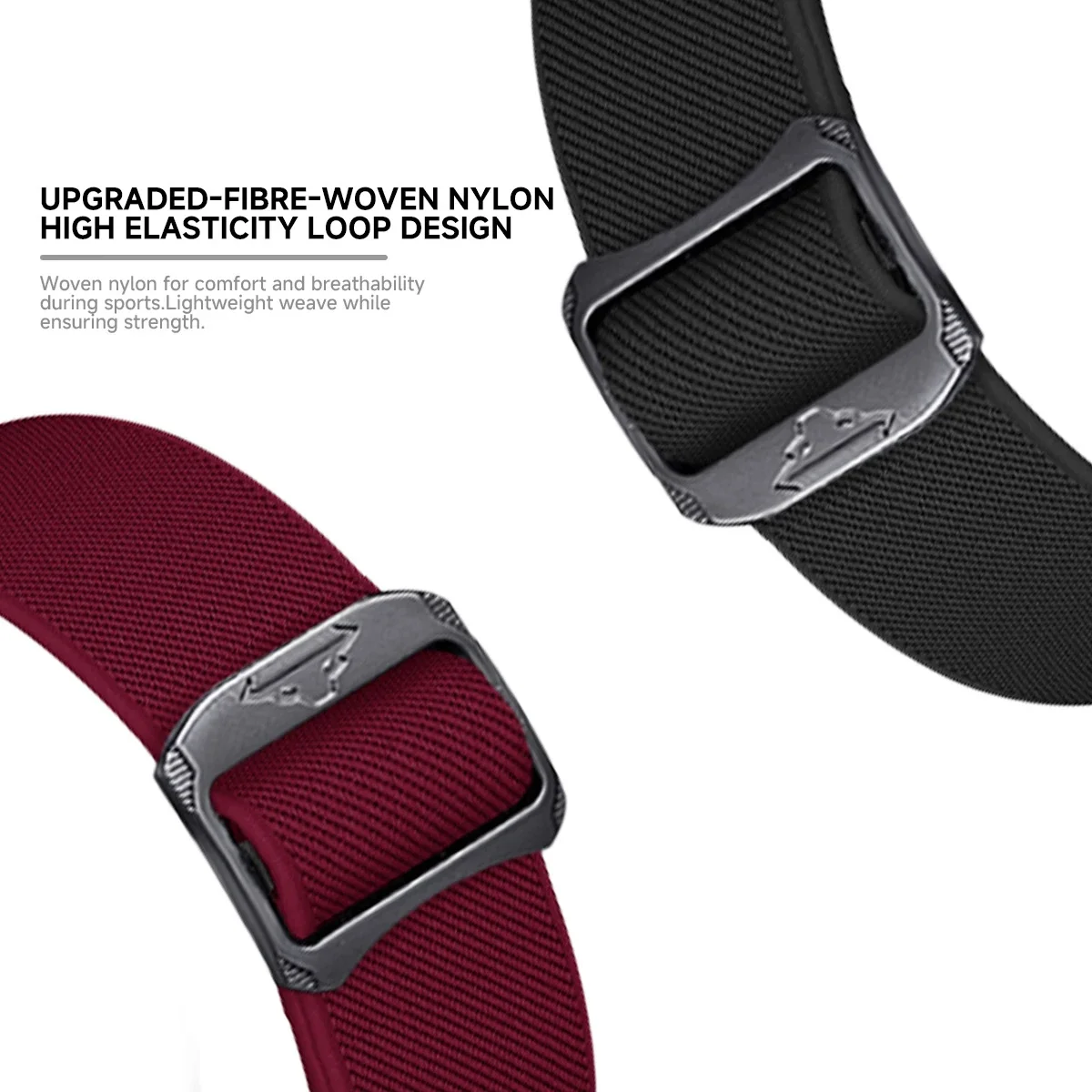 Universal Quick Fit Nylon Braided Watch Band, 20/22/26mm