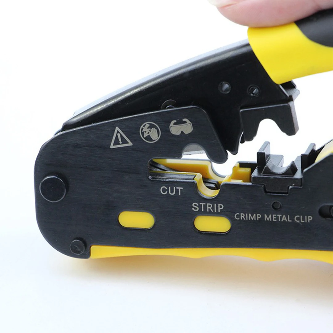Ethernet Crimping Tool Network Crimper For CAT8 CAT7 CAT6 CAT5E