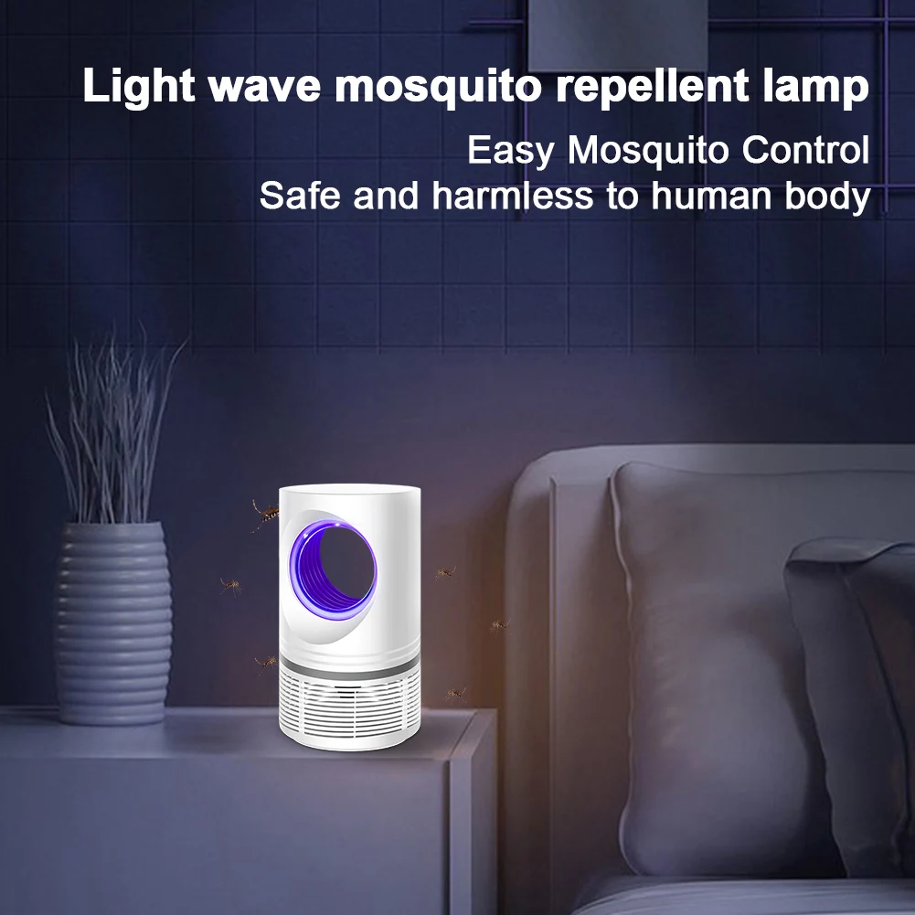 전기 USB 파리 벌레 박멸 램프, 조용한 파리 해충 캐처 트랩, 무독성 파리 모기 킬러, 가정 사무실용, 실내 야외