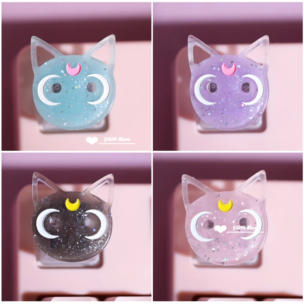 Personalized-cartoon-transparent-translucent-mechanical-gaming-keyboard ...