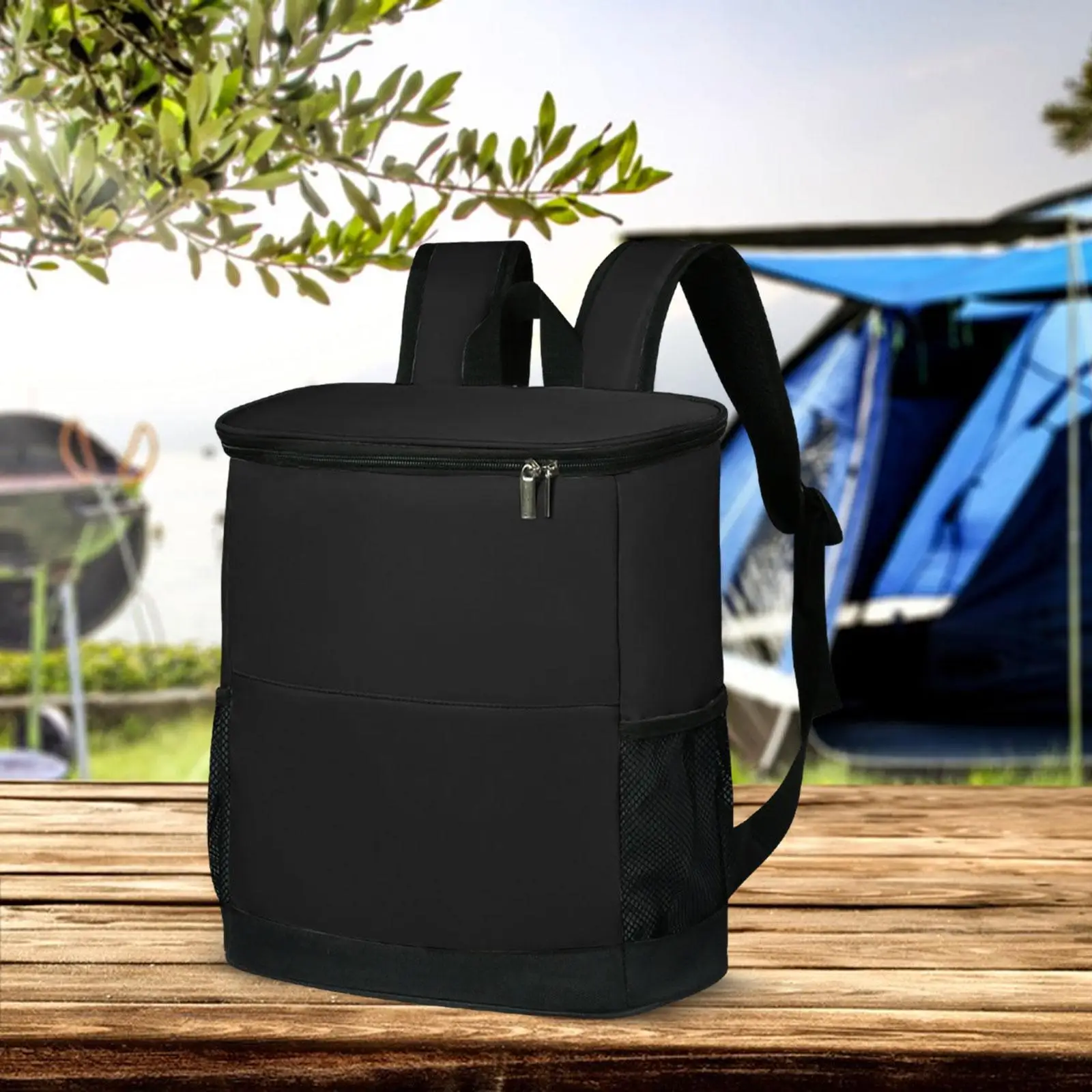 Insulated Cooler Backpack Lunch Cooler Fresh Keeping Waterproof Backpack Cooler Thermal Bag for Men Women to Work Travel Trips