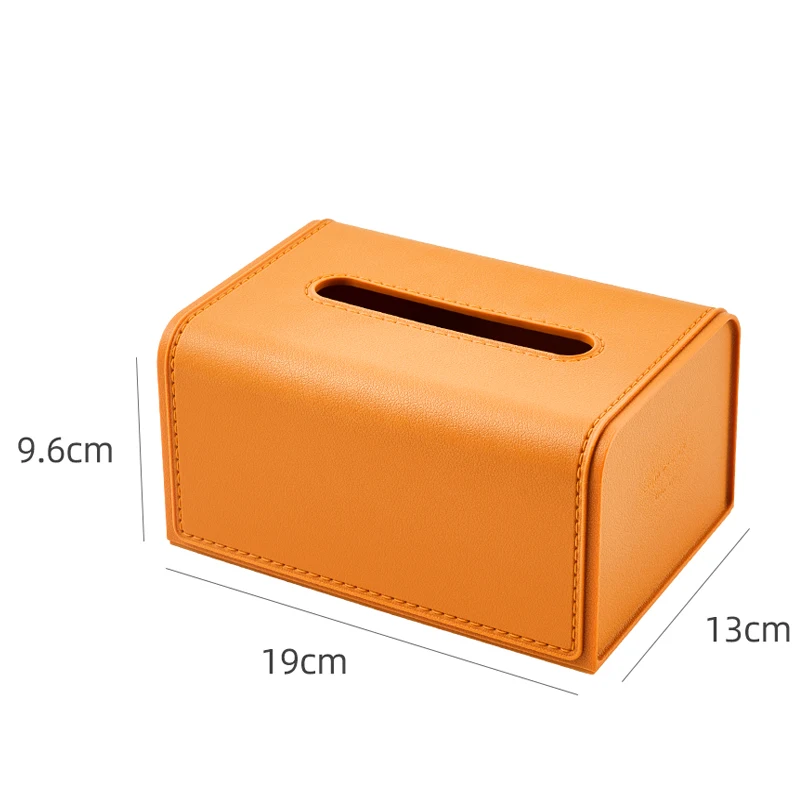 Light Luxury Tissue Box Desktop Paper Holderw with Spring Dispenser Storage Napkin Case Organizer Ornament Craft 6