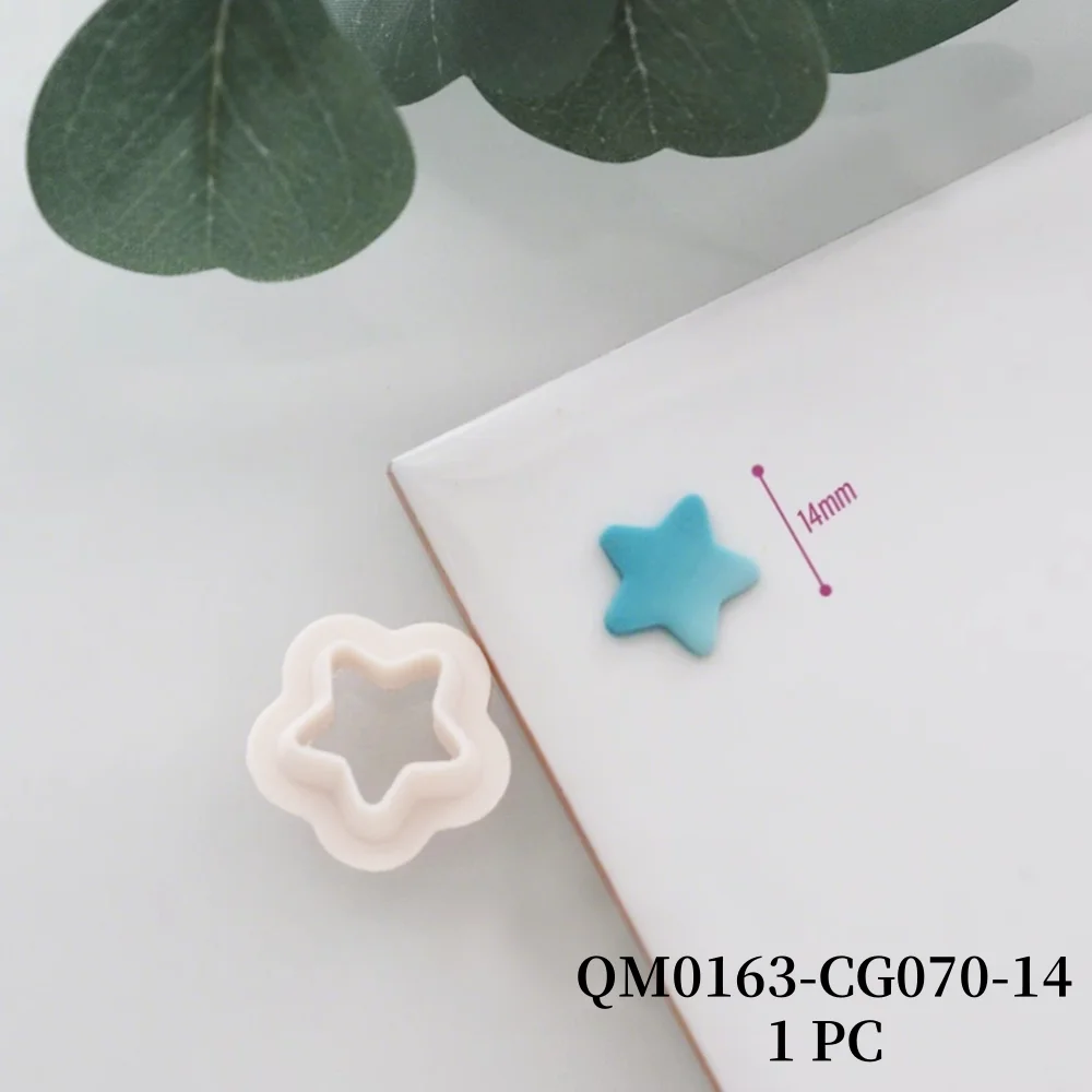 8 Größen Keramik-Schneidform, Ton, Polymer, Keramik, Skulpturenschneider, sternförmig, DIY, geometrisches Schmuckherstellungswerkzeug – Detail 6