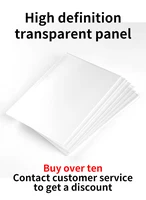 A4 Acrylic Panel Price Display Rack A5 Double-Sided Transparent Clothing Store Price Tag A6 Milk Tea Shop Desktop Price Display 1