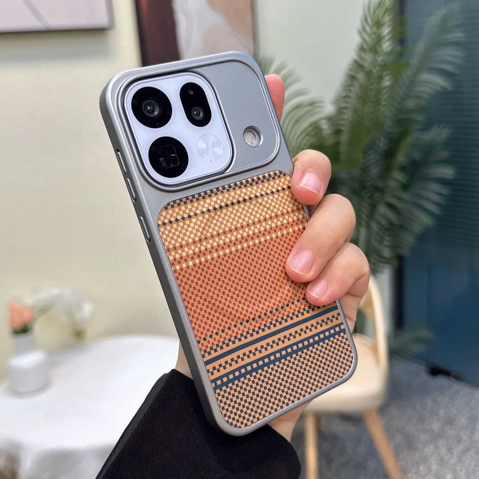 Kevlar Texture Magnetic Anti-Drop Wireless Charging Case
