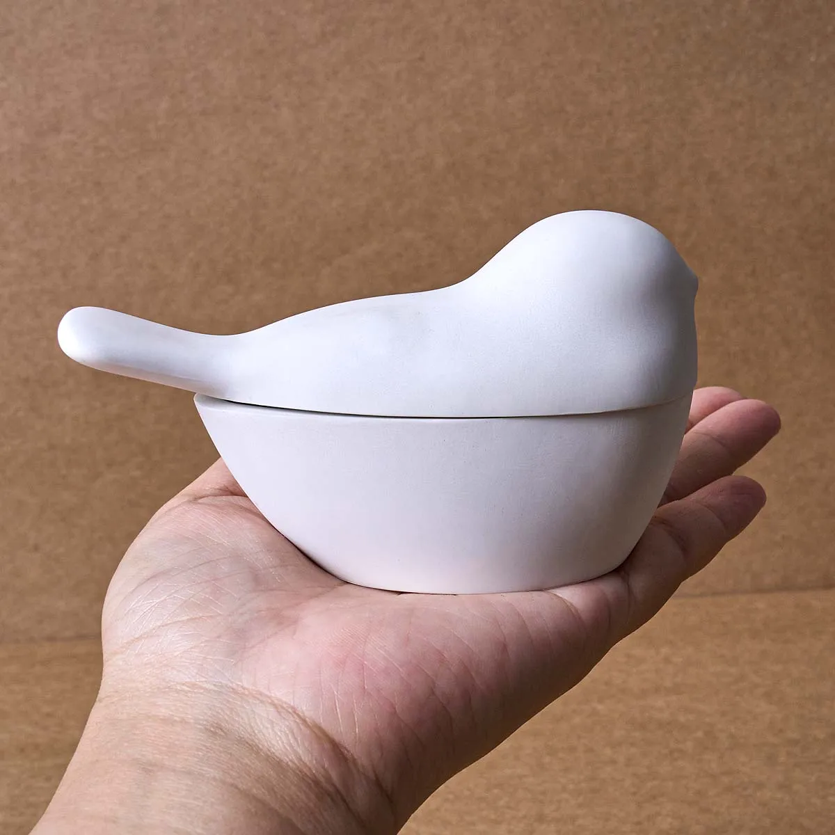 새 모양 보관 상자 뚜껑이 있는 실리콘 몰드 DIY 석고 수지 캔들 항아리 화분 공예 주조 몰드 홈 데코 용품