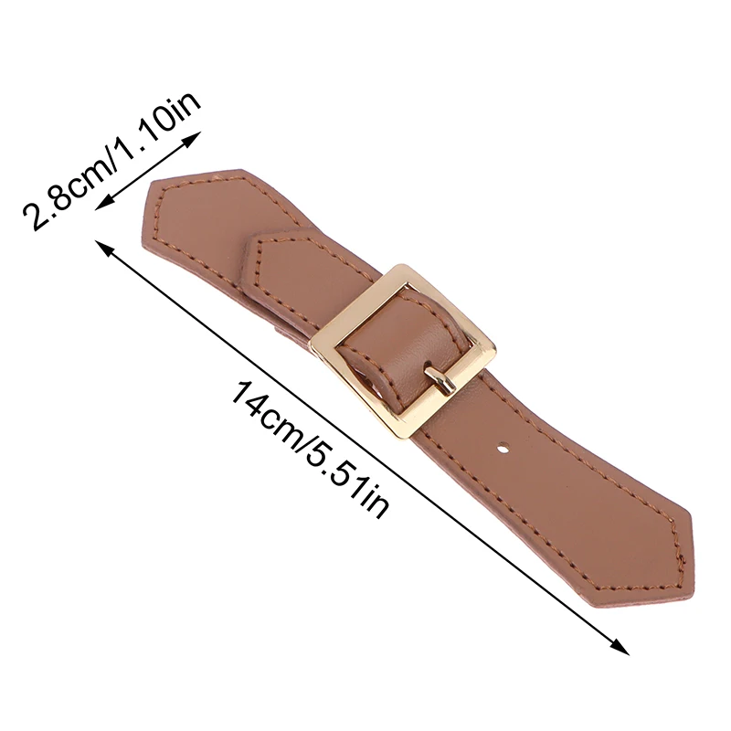 1Pc Metal Leather Button Windbreaker Coat Button Leather Metal Buckle Sweater Coat Windbreaker Belt Leather Buckle Accessories