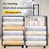 Portable and Efficient Air Vacuum Bag Set - 4pcs Compression Bags for Clothes and Travel Gear, Easy to Use, No Air Pump Required 2