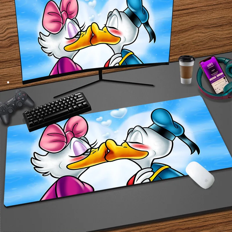 Anime Kawaii Large Mousepad PC Keyboard Office Donald Duck Cute Carpet Laptop Gaming Rubber Mouse Pad 900x400 Black Table Mat stardust periodic table bath mat entrance doormat rugs living room absorbent carpet for bathroom mat