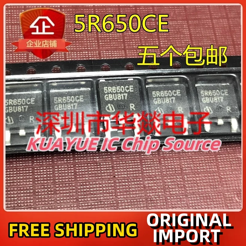 

10 шт.-30 шт./5R650CE IPD50R650CE TO-252, 500 в, а, новая модель, можно купить напрямую в Шэньчжэне, Huayi Elec