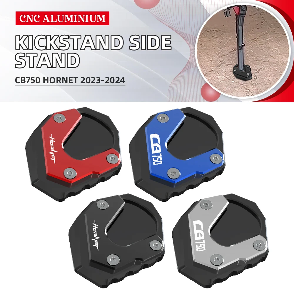 

FOR HONDA CB750 HORNET CB 750 2023-2024 Motorcycle CNC Kickstand Enlarge Plate Foot Side Stand Enlarger Extension Support Pad