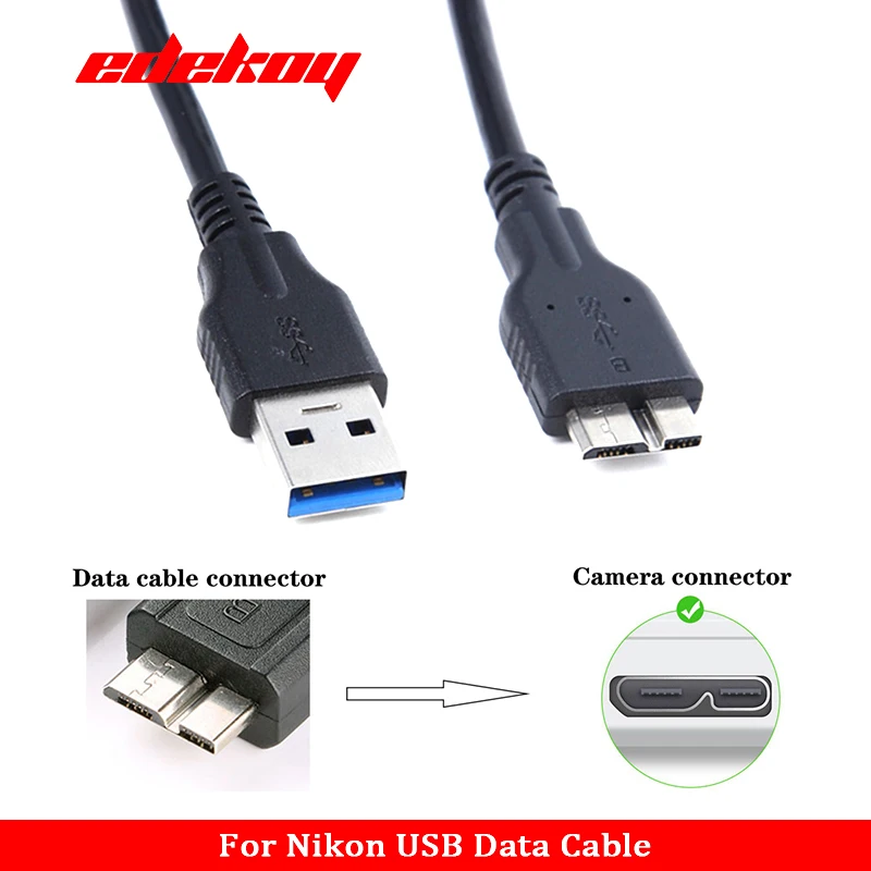 UC-E14 USB 3,0 кабель для передачи данных для Nikon D5 D500 D850 D800 D800E D810 D810A камера