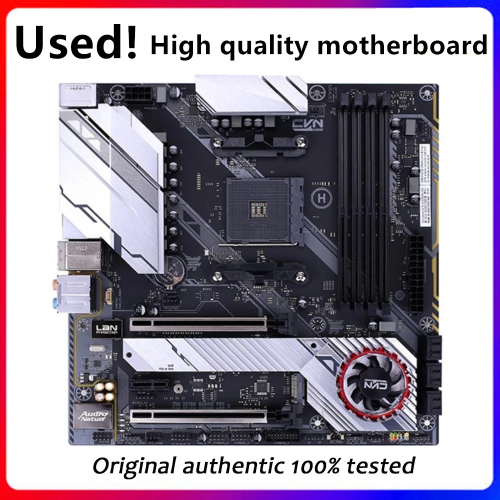 M-Atx Per La Presa Della Scheda Madre Cvn X570M Gaming Pro V14 Colorata Am4 Ddr4 Per Scheda Madre Usata Desktop Originale Amd X570