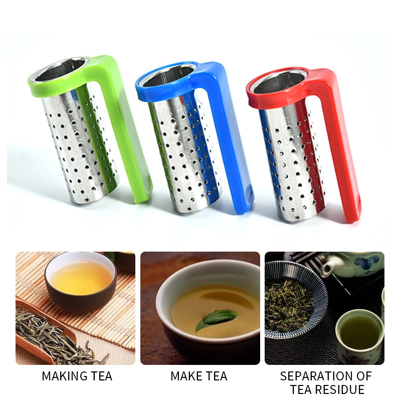 Steel Tea Infuser Mini Loose Leaf Tea Strainer Herbal Spice Filter