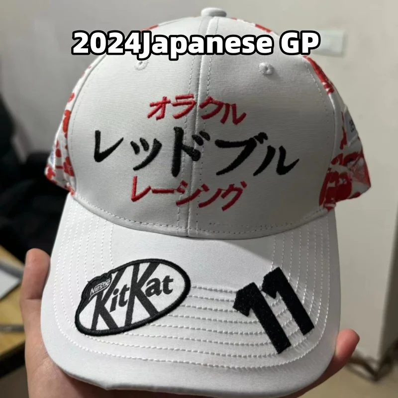 Red Bull Team 2024 Japanse Gp Sergio Перес Cap F1 Verstappen Hoed формула een Honkbal Hoed Bull Cap Moto Motorhoeden