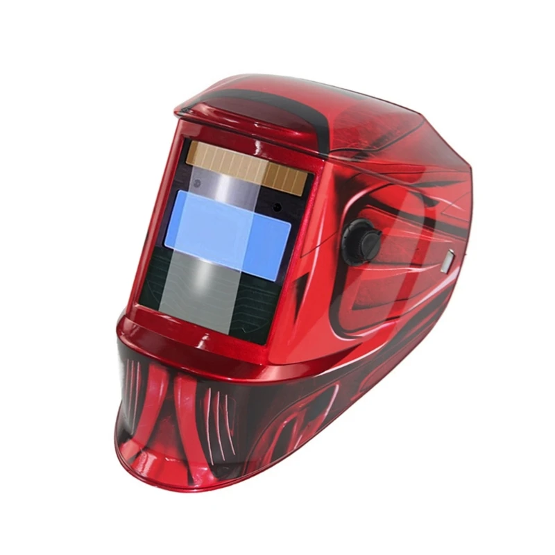 Professional Solar Powered Welding Face Shield with Automatic Darkening Lens and Comfortable Fit for Various Environment