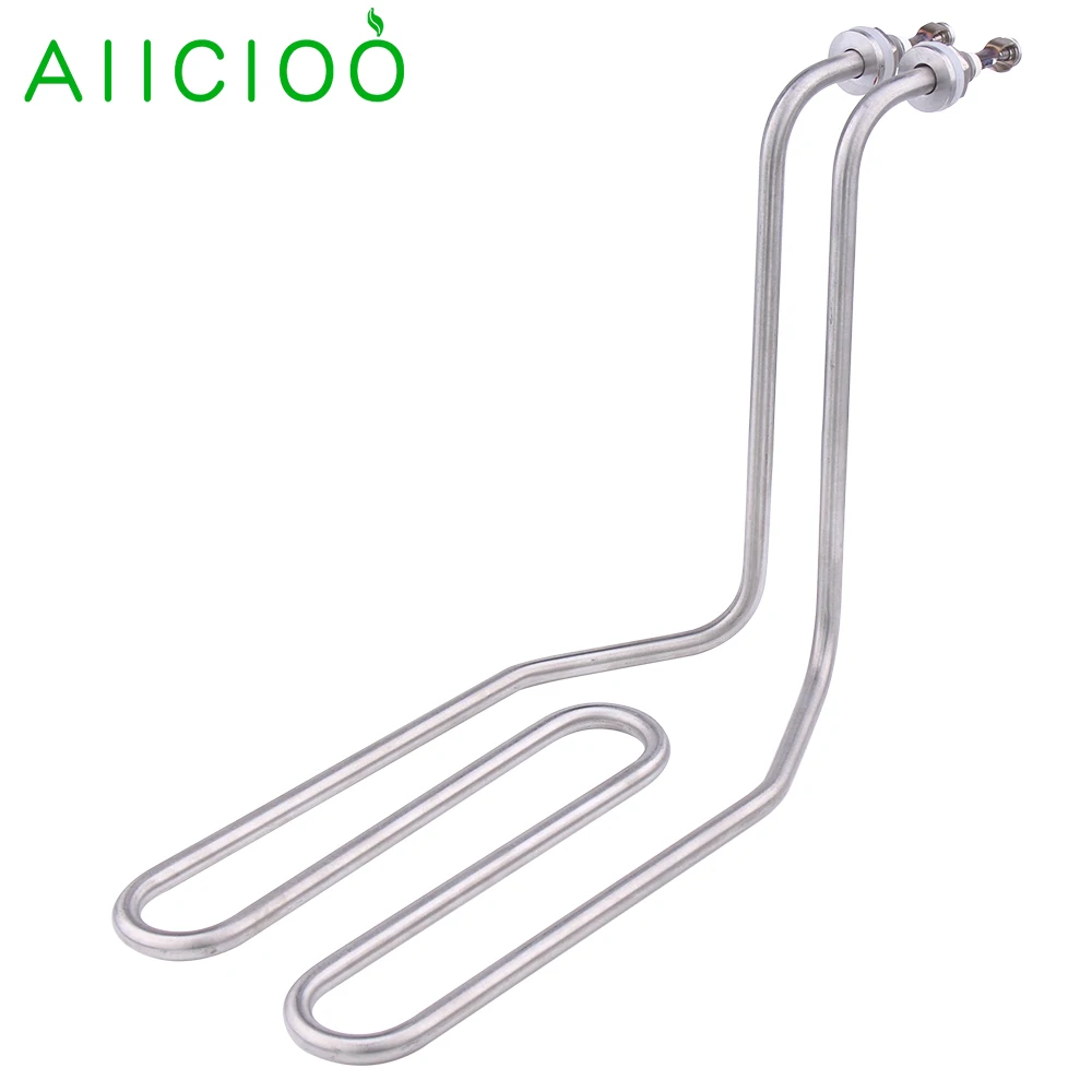 Fritadeira Elemento de Aquecimento Tubo de Aquecimento para Frigideira Máquina de Aquecimento 220v 2kw Aço Inoxidável 304