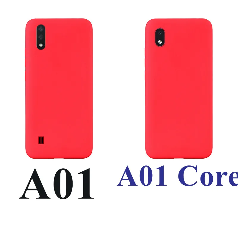 Silikon Fall Für Samsung Galaxy A01 M01 Fall Weiche TPU Zurück Abdeckung Telefon Fall Für Samsung Galaxy A01 M01 Core Fall Coque – Detail 1