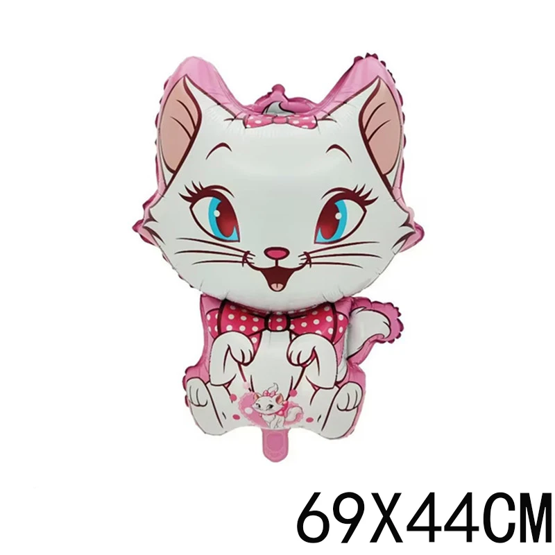 7-teiliges Katzen-Geburtstagsballon-Set | Aluminium-Folienballons Für Mädchen 5 Jahre | Perfekte Deko Für Mottopartys