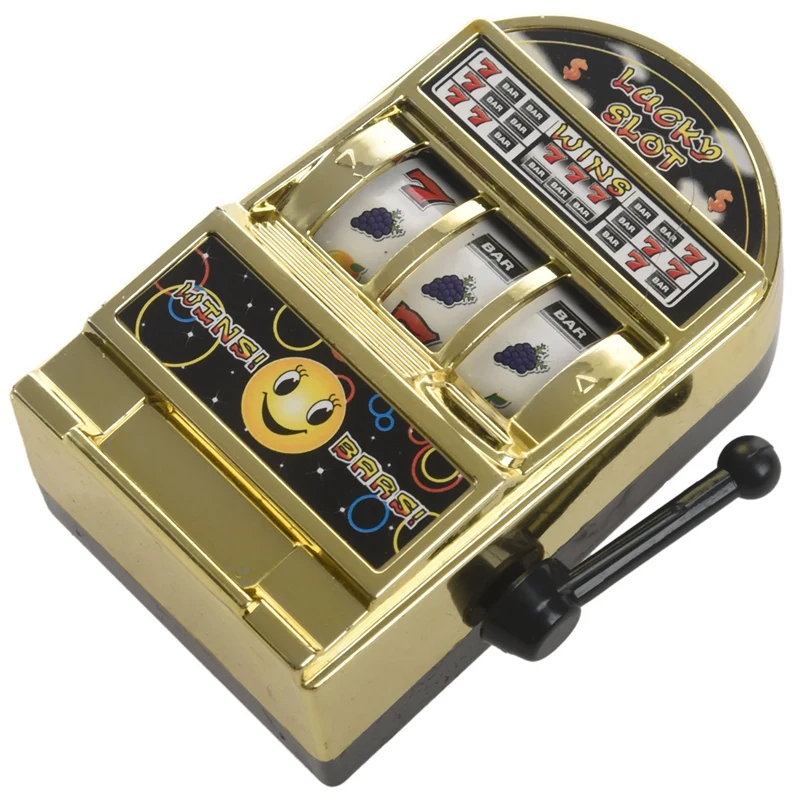 Mini Casino Jackpot Fruit Slot Machine Money Box Game Toy For Kids Adult Decompression Toys Slot Machine Toy 4