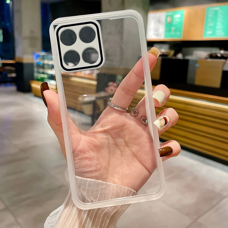 Smart 5G Full Lens Camera Protection Matte Soft Silicone Phone Case