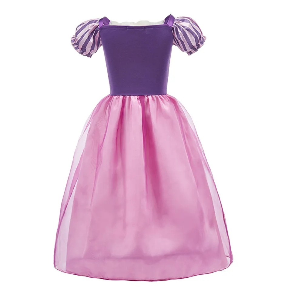 Kinder Elsa Kleid Mädchen Cosplay Karneval Fancy Fantasy Kinder Schneekönigin 2 Festzug Kleidung Rapunzel Performance Kostüm 3-10 Jahre – Detail 10