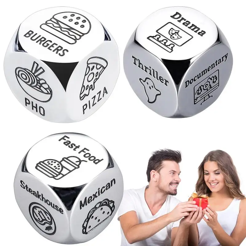 

3 шт., металлические игральные кости