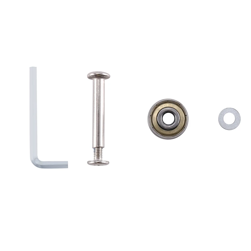 수하물 가방 교체 바퀴, PU 회전 캐스터 바퀴 탄소강 베어링 수리 키트 2 개 세트, 50X22 Mm