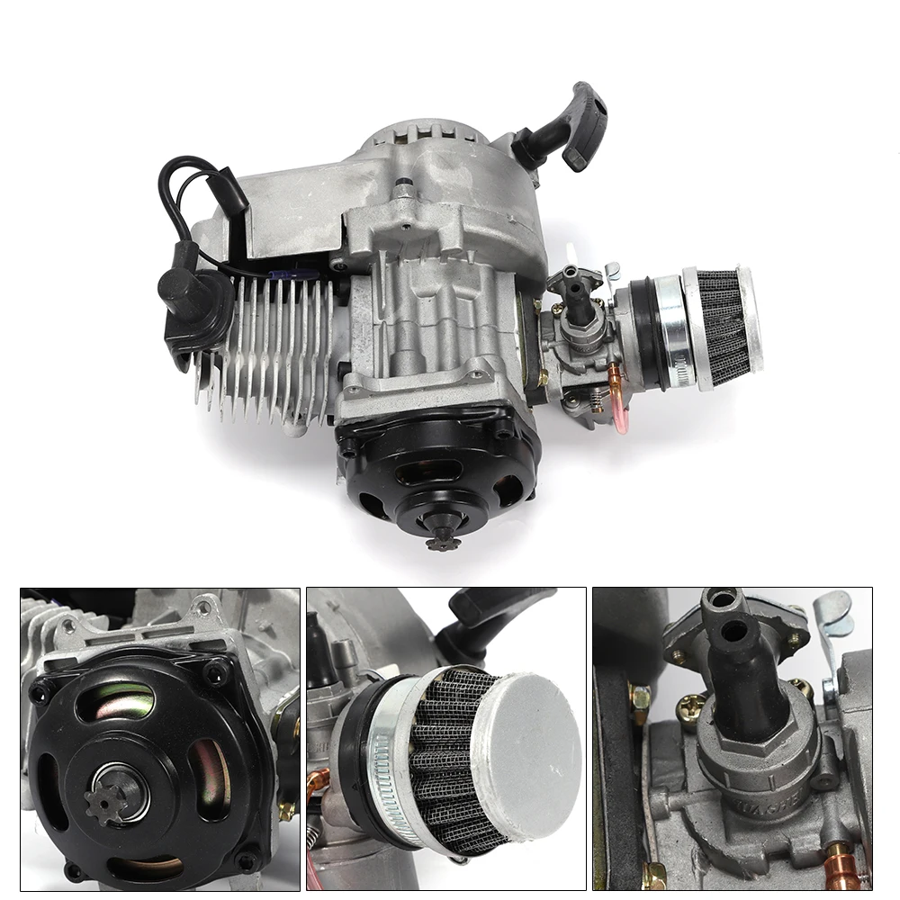 Moteur essence 4 Temps 390CC 13 CV Démarrage électrique Huile Poulie Moteur 25mm