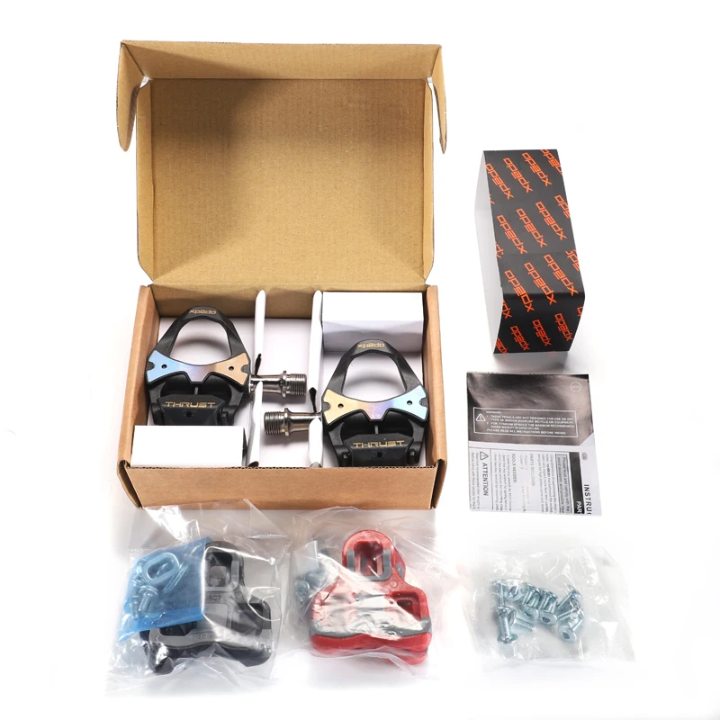 超軽量 XPEDO THRUST セット164g 未使用品 XPEDO THRUST road bike pedal carbon fiber superlight 164g Ti