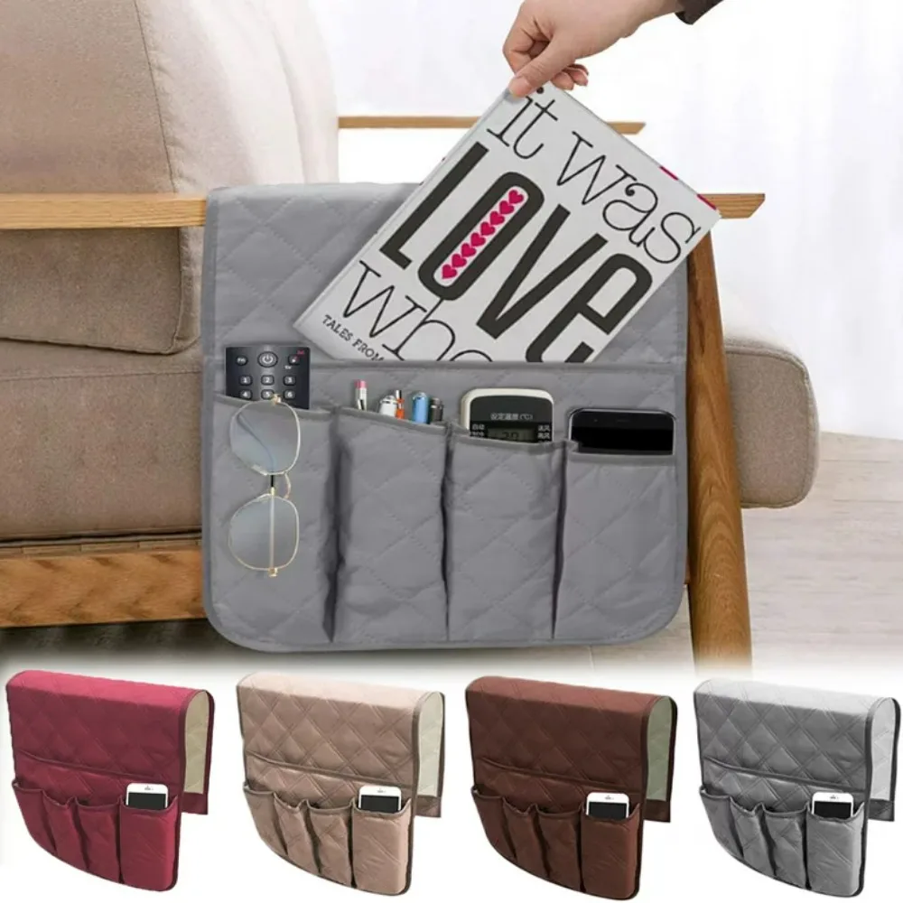 

Armrest Organizer IV Remote Holder 5 Pocket Caddy for Couch Sofa Recliner Chair