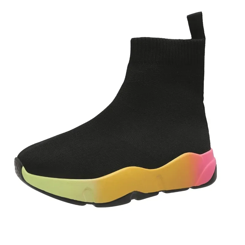 2023 High Quality Shoes for Women Slip-on Women's Boots Fashion Round Toe Daily Boots Women Hot Sale Platform Ankle Boots