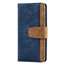 Retro Leather Wallet Flip Case with 3 Card Slots - Shockproof Phone Cover for Huawei Nova 8 Pro (Blue)