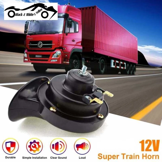 300db Super Loud Train Horn 12V Waterproof Snail Air Horn Car Speaker Sound  Signal Truck Boat Motorcycles Automotive Loudspeaker - AliExpress