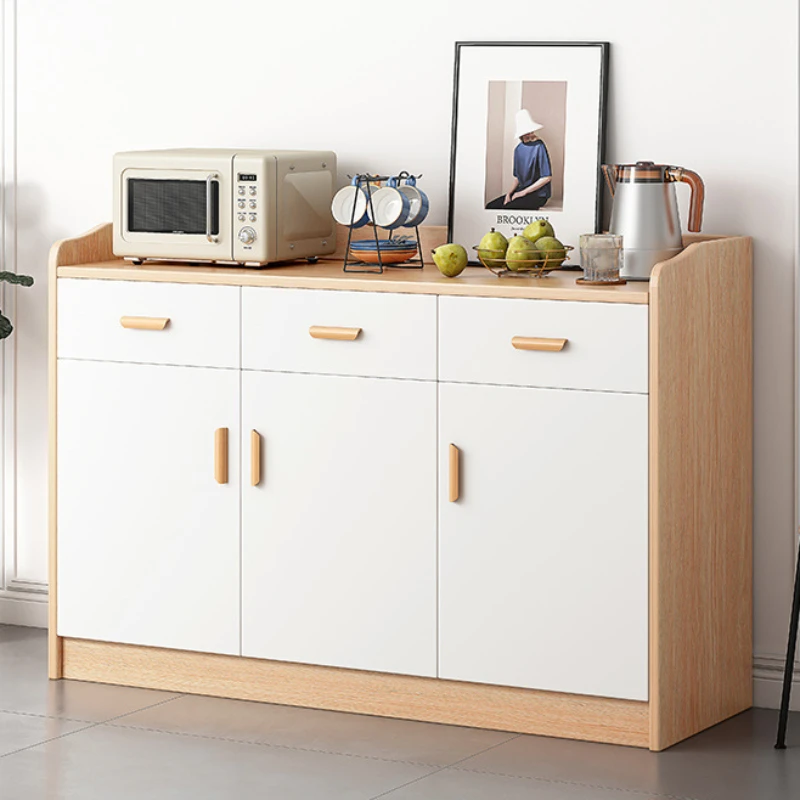 Modern Locker Wooden Sideboard Display Closet Storage Living Room Sideboard Kitchen Wooden Keuken Kast Kitchen Furniture SR50CG