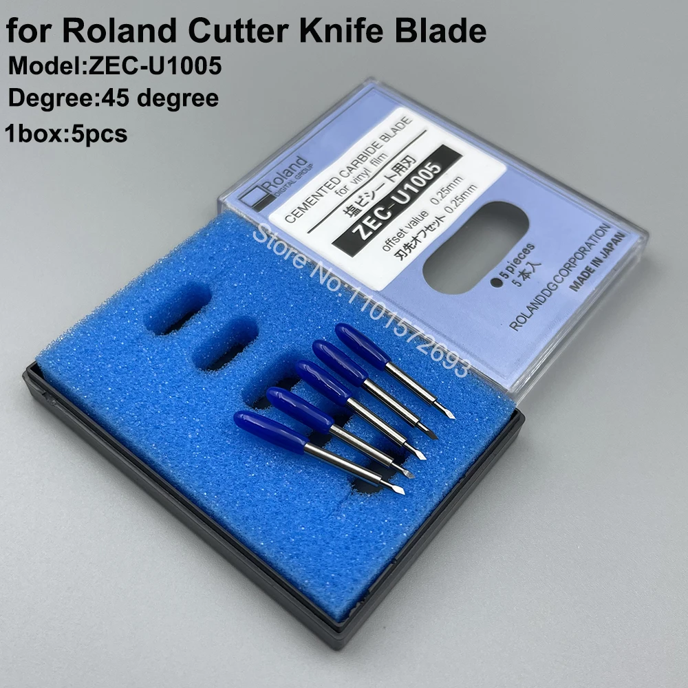 

Roland Cutter Knife Blade ZEC-U1005 for Roland XC-540 SP-300V VP-540 VS-640 BN-20 LEJ-640 SC-500 VS-540 BN-20 Blade 45Degree
