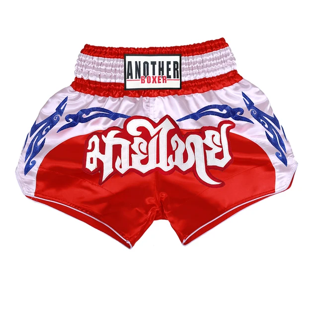 Muay – Shorts de boxe thaïlandais pour femmes, filles et garçons, avec  pompons, à la mode, broderie thaïlandaise, pour entraînement de Kickboxing  et combat MMA - AliExpress